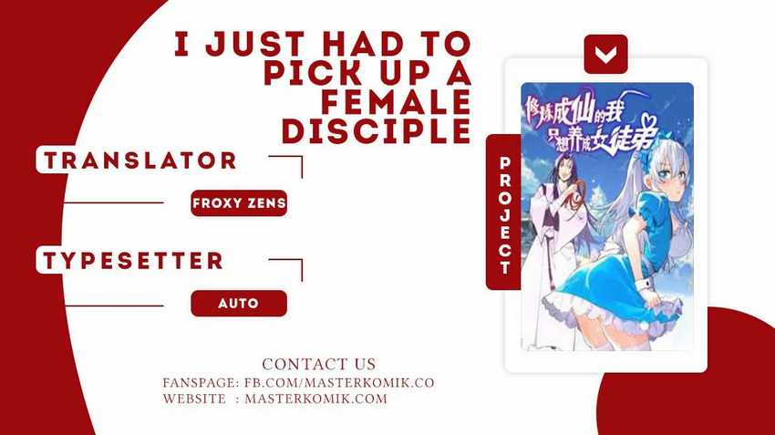 I Just Had to Pick up a Female Disciple Chapter 1