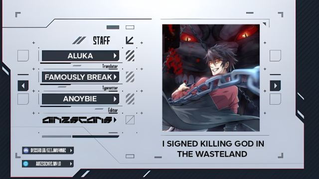I signed Killing God in the Wasteland Chapter 07