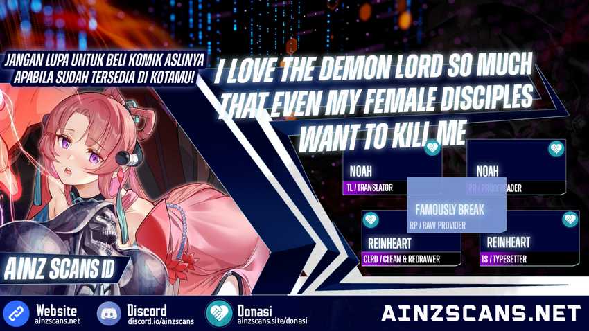 I Love the Demon Lord So Much That Even My Female Disciples Want to Kill Me Chapter 10