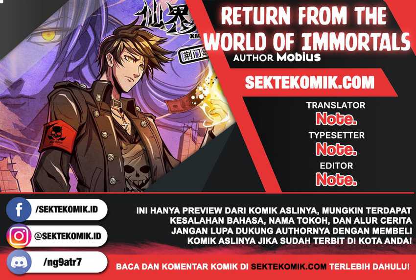 Return From the World of Immortals Chapter 106