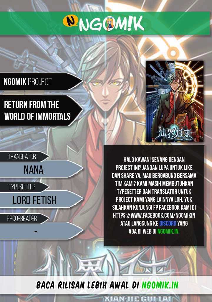 Return From the World of Immortals Chapter 85