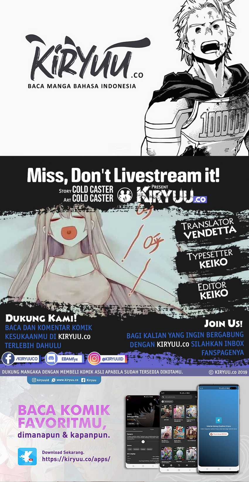 Miss, don’t livestream it! Chapter 11