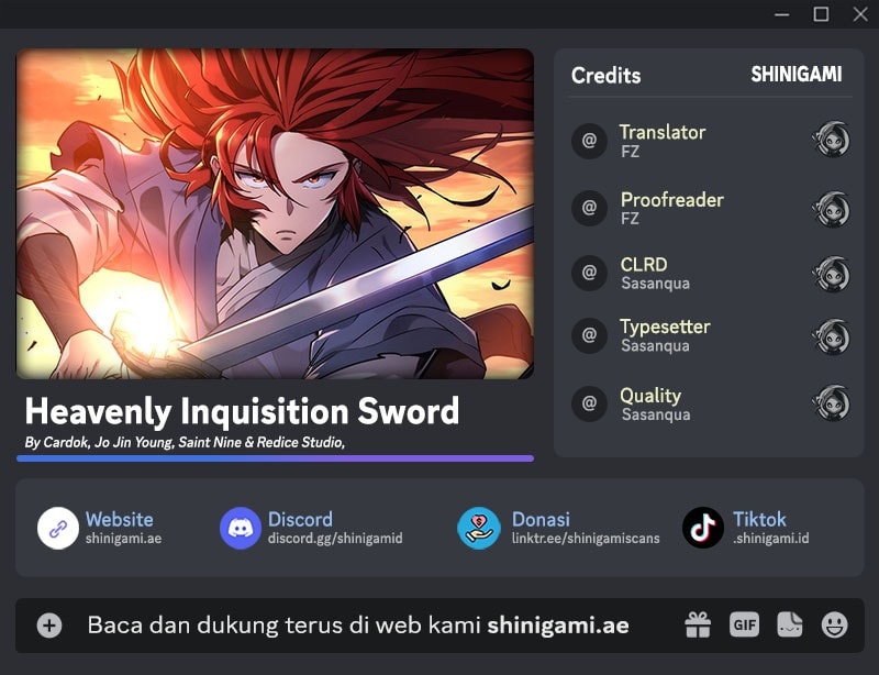 Heavenly Inquisition Sword Chapter 116