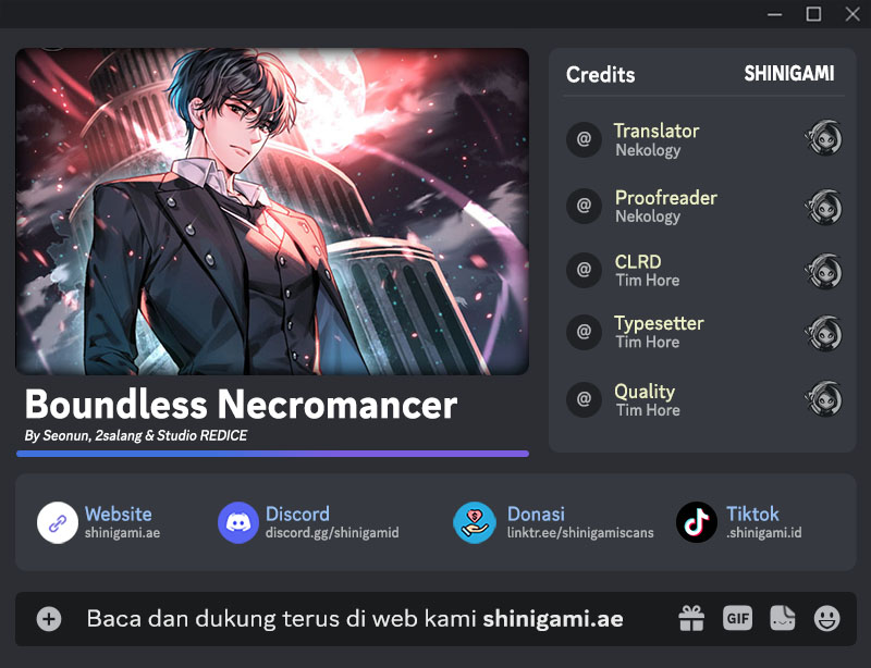 Boundless Necromancer Chapter 87