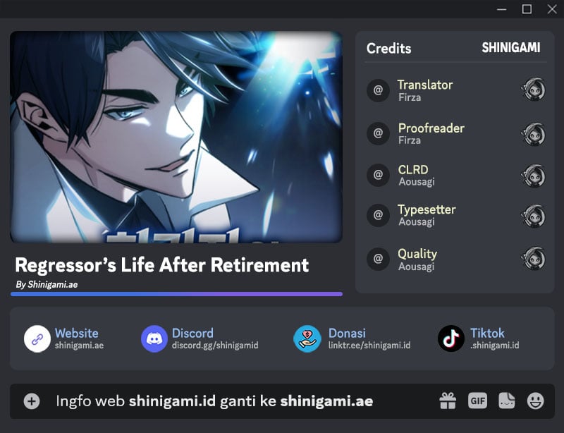 Regressor’s Life After Retirement Chapter 8