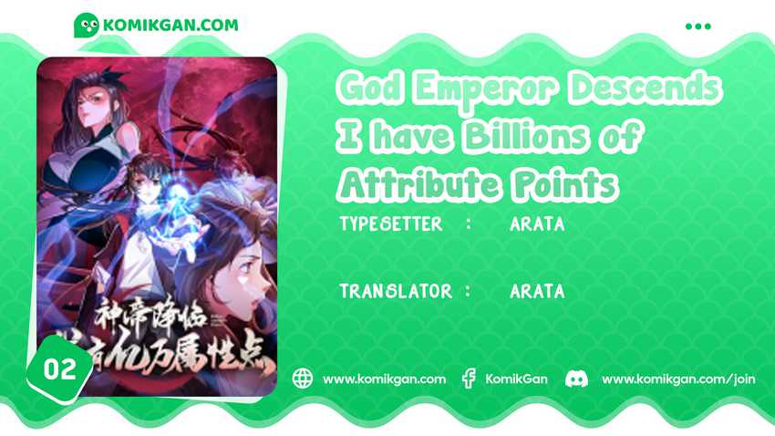 God Emperor Descends I have Billions of Attribute Points Chapter 02 bahasa indonesia