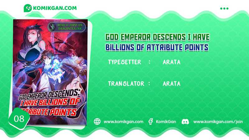 God Emperor Descends I have Billions of Attribute Points Chapter 08