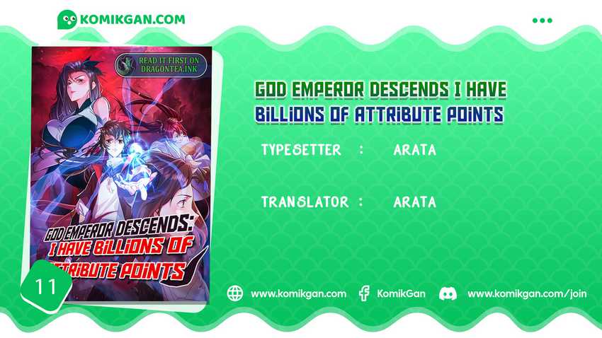 God Emperor Descends I have Billions of Attribute Points Chapter 11