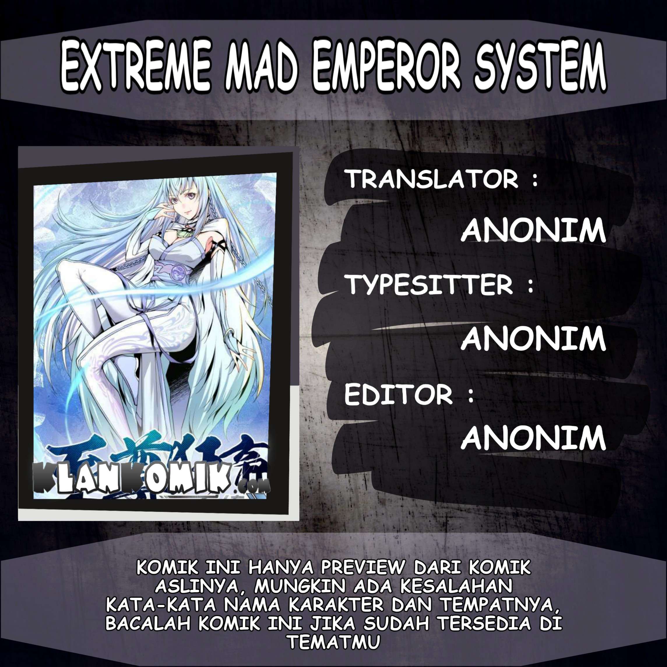 Extreme Mad Emperor System Chapter 1