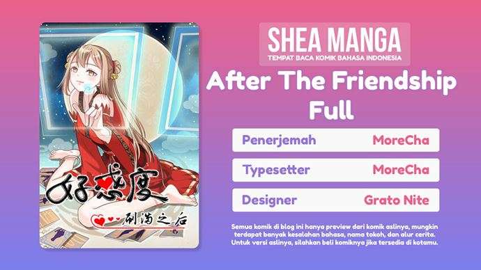 After The Friendship Full Chapter 1
