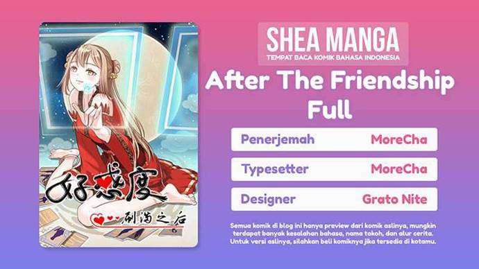 After The Friendship Full Chapter 18