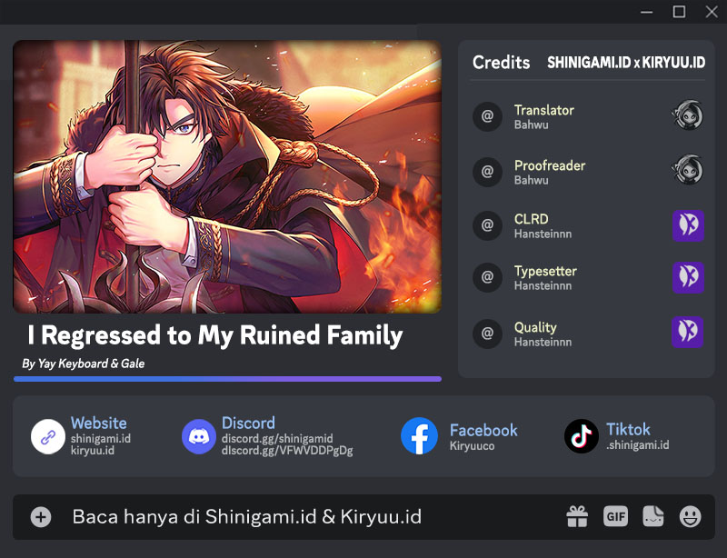 i-regressed-to-my-ruined-family Chapter 37