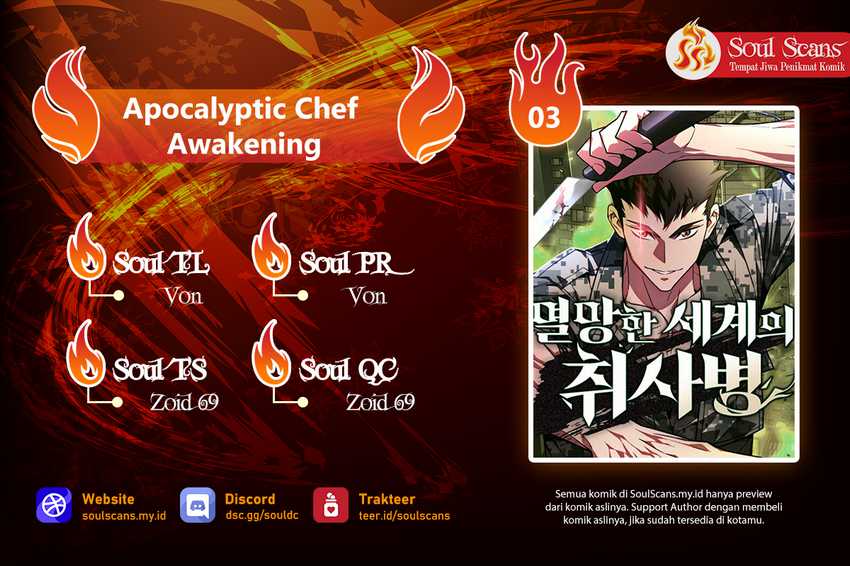 Apocalyptic Chef Awakening Chapter 03