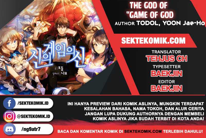 The God of “Game of God” Chapter 18