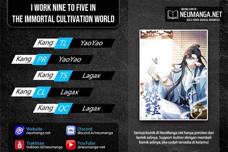 I Work Nine To Five In The Immortal Cultivation World Chapter 08