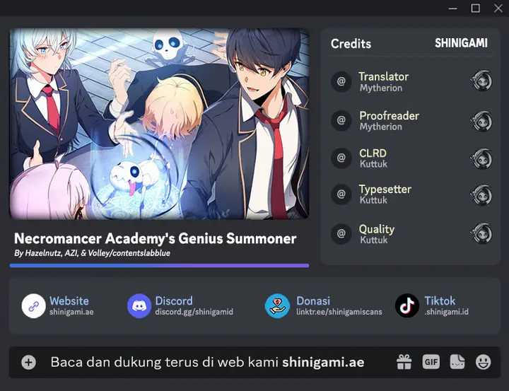 Necromancer Academy’s Genius Summoner Chapter 01