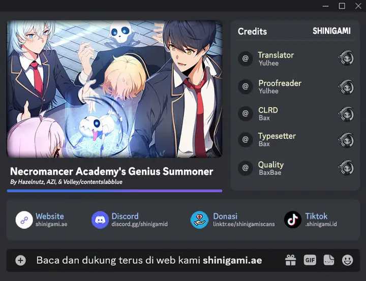Necromancer Academy’s Genius Summoner Chapter 07