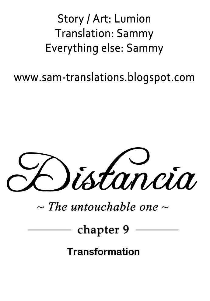 Distancia ~ The Untouchable One Chapter 09