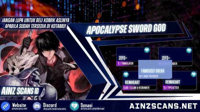 Apocalypse Sword God Chapter 01