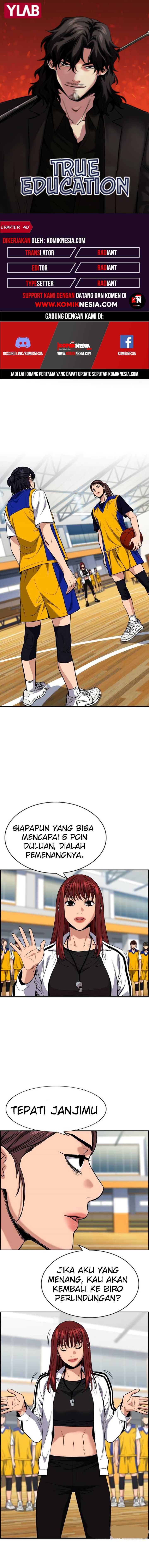 True Education Chapter 40 bahasa indonesia