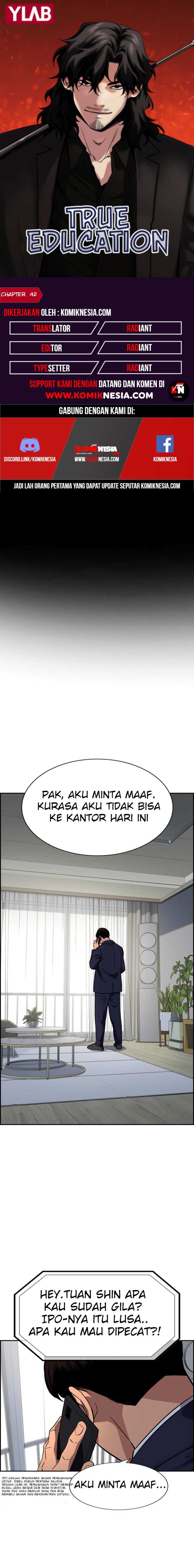 True Education Chapter 42 bahasa indonesia