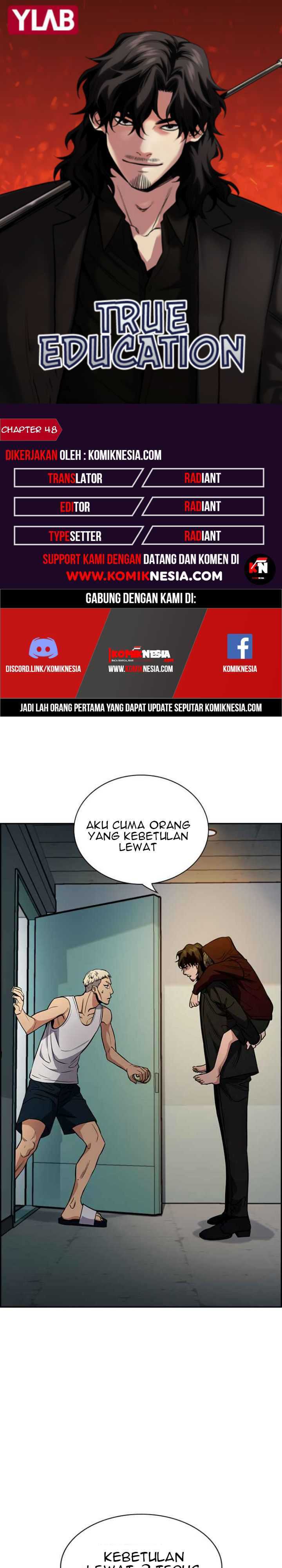 True Education Chapter 48 bahasa indonesia