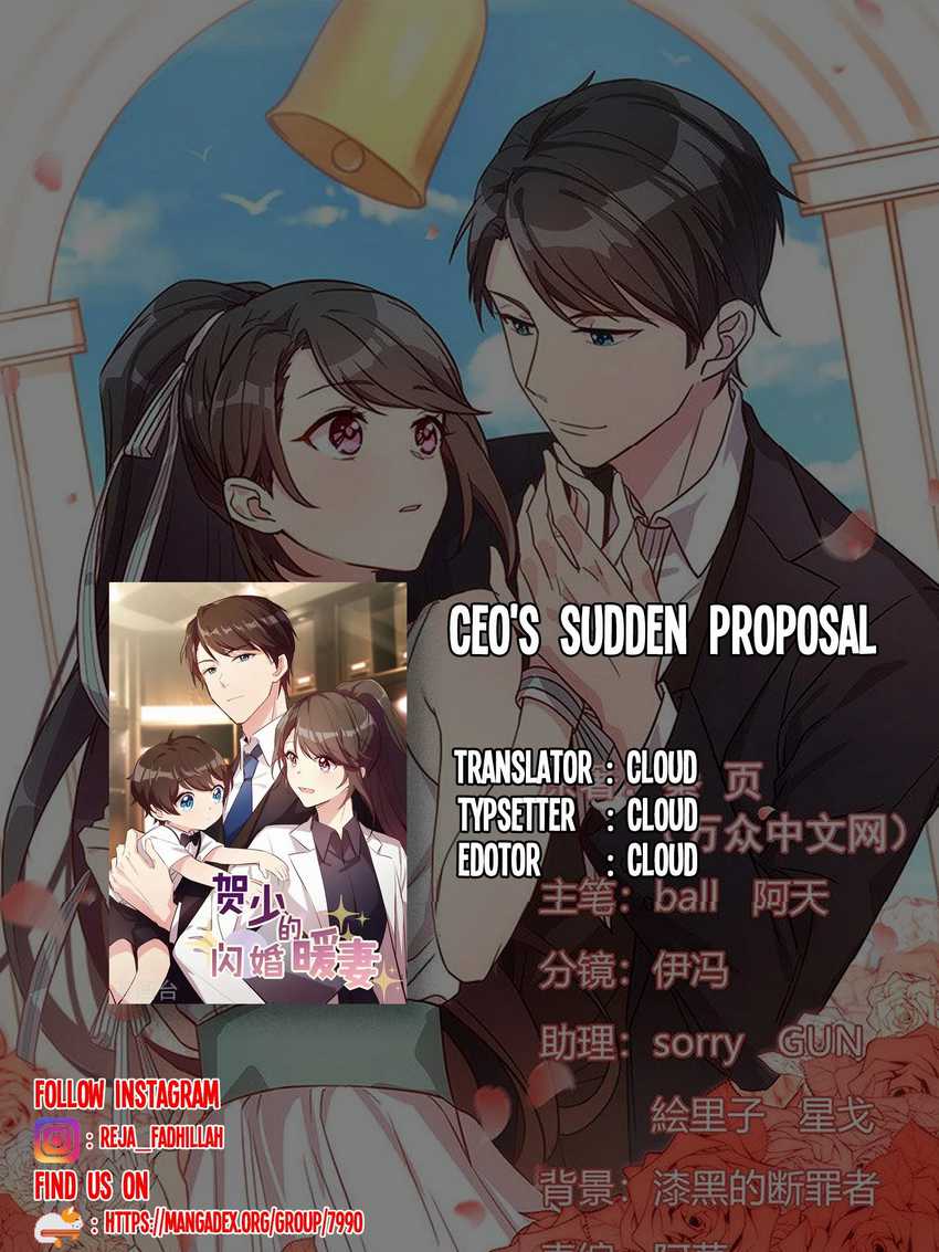 CEO’s Sudden Proposal Chapter 1