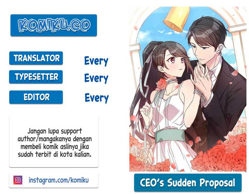 CEO’s Sudden Proposal Chapter 101