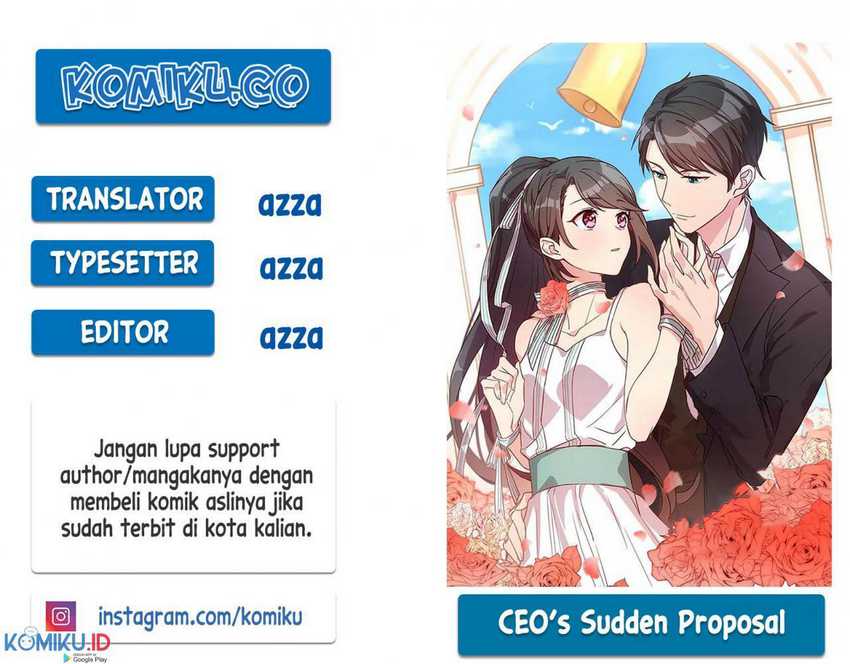 CEO’s Sudden Proposal Chapter 25
