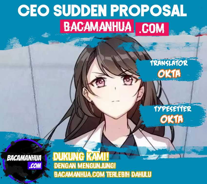 CEO’s Sudden Proposal Chapter 3