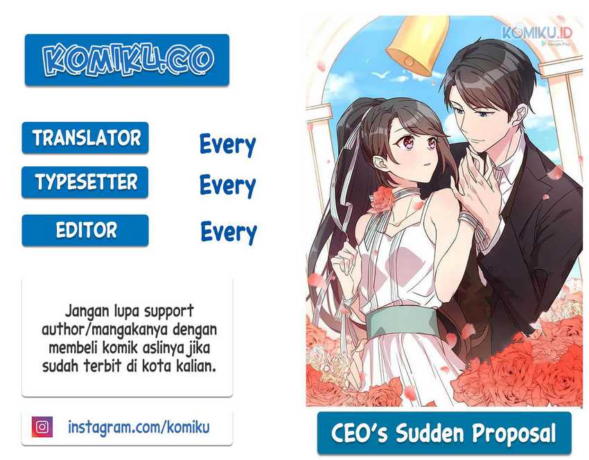 CEO’s Sudden Proposal Chapter 85