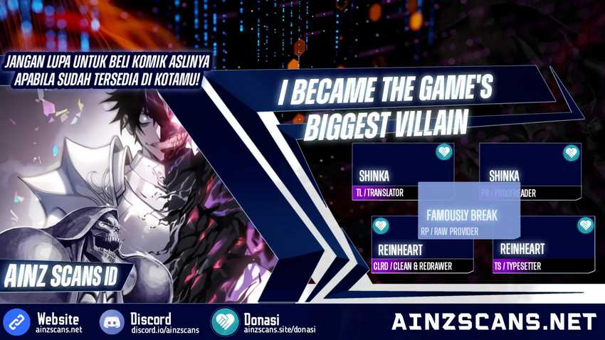 I Became The Game’s Biggest Villain Chapter 22