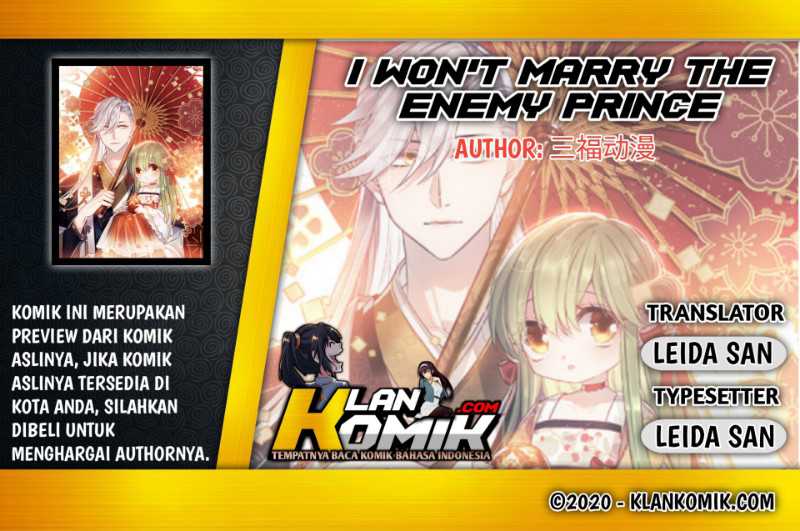 I Won’t Marry The Enemy Prince Chapter I won’t marry the enemy prince 48