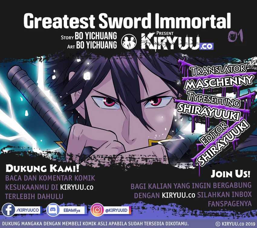 Greatest Sword Immortal Chapter 1