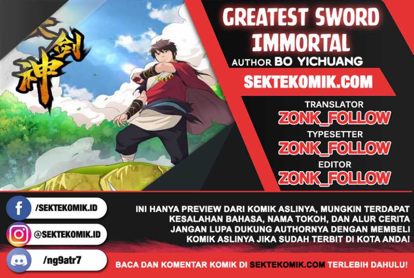 Greatest Sword Immortal Chapter 18 bahasa indonesi