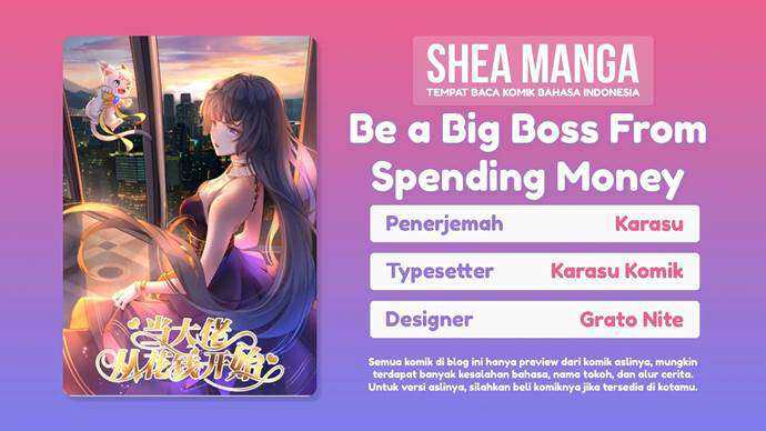 Be a Big Boss From Spending Money Chapter 01