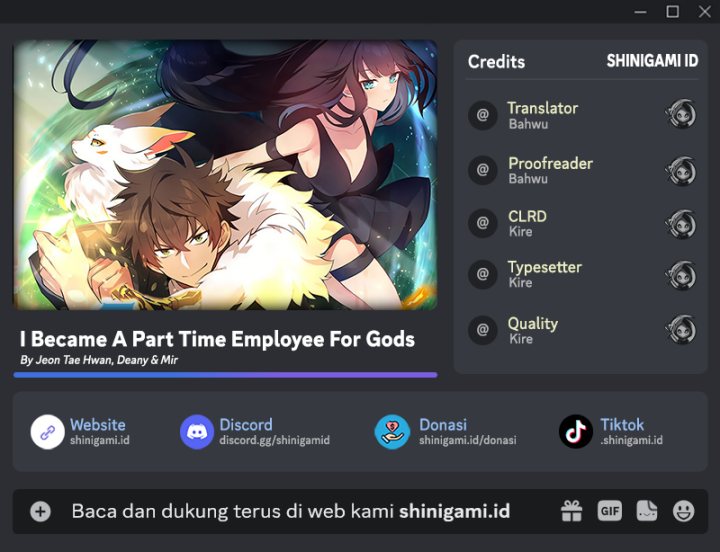 I Became A Part Time Employee For Gods Chapter 27