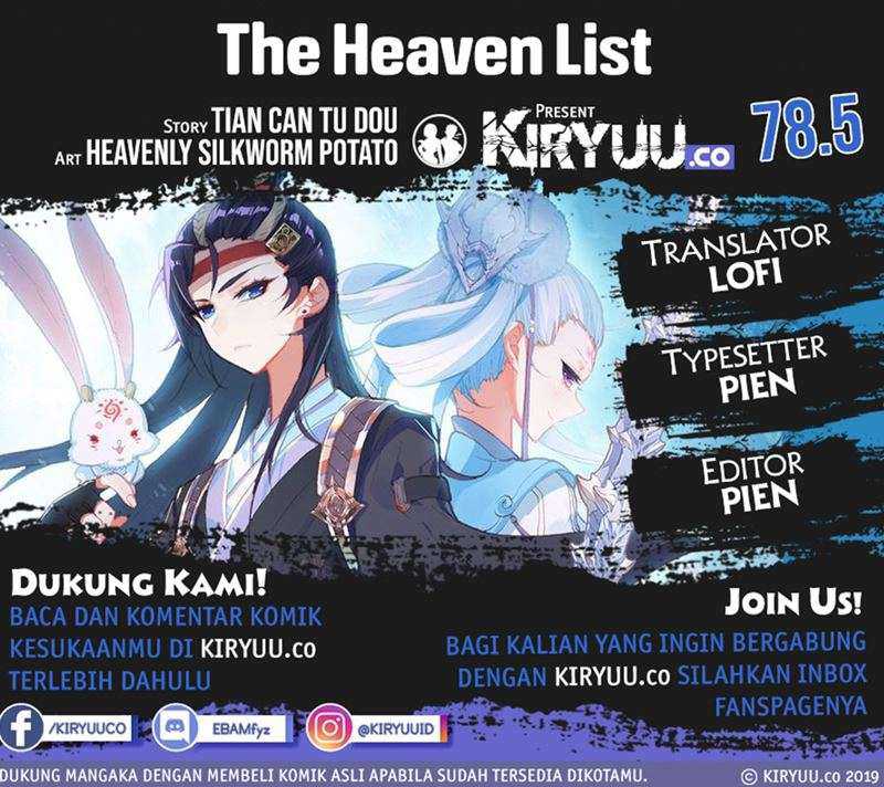 The Heaven List Chapter 78.5