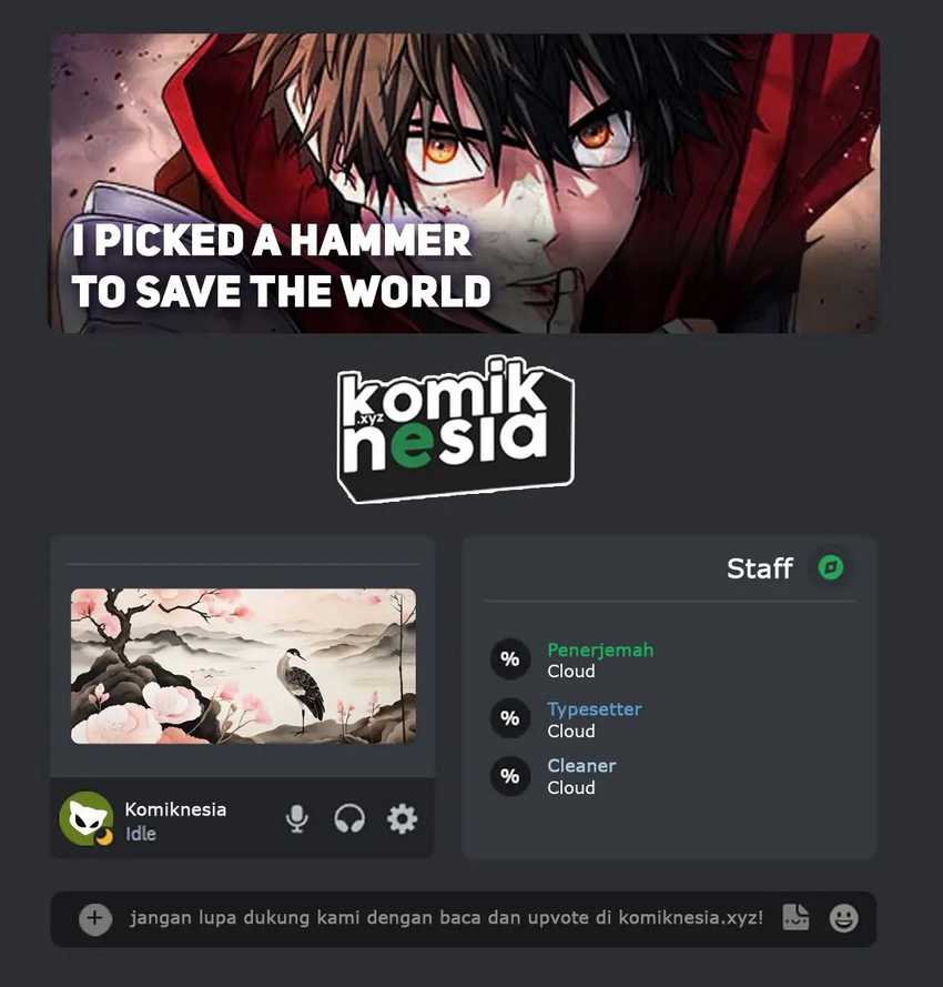 I Picked A Hammer To Save The World Chapter 72
