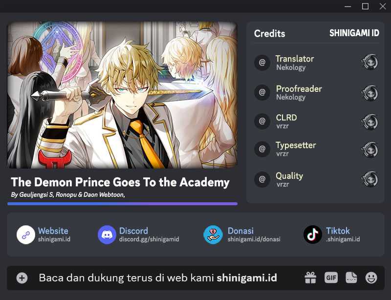 The Demon Prince goes to the Academy Chapter 43