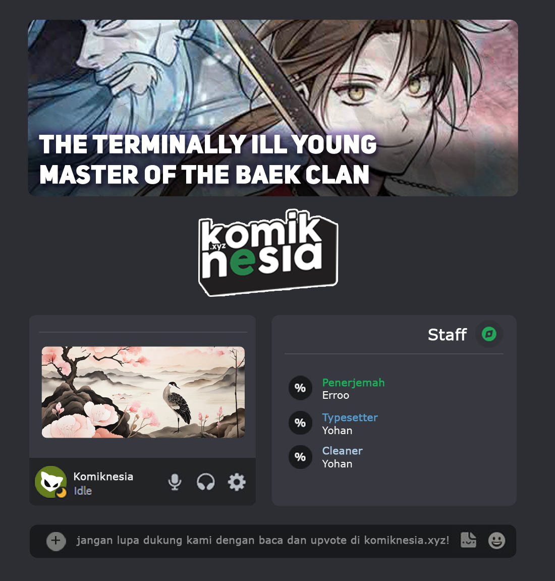 The Terminally Ill Young Master of the Baek Clan Chapter 38
