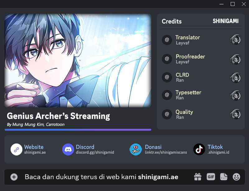 Genius Archer’s Streaming Chapter 21