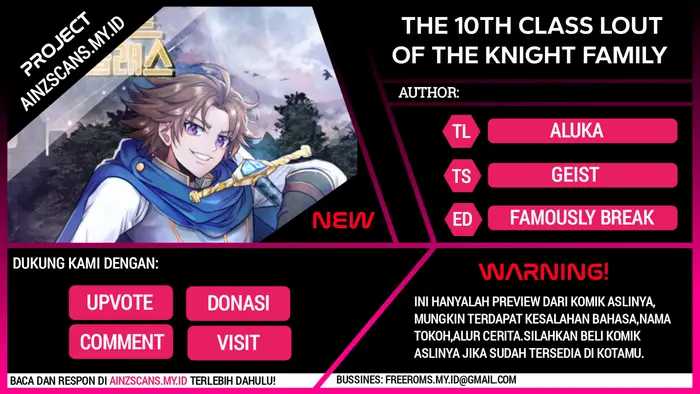 The 10th Class Lout of the Knight Family Chapter 09